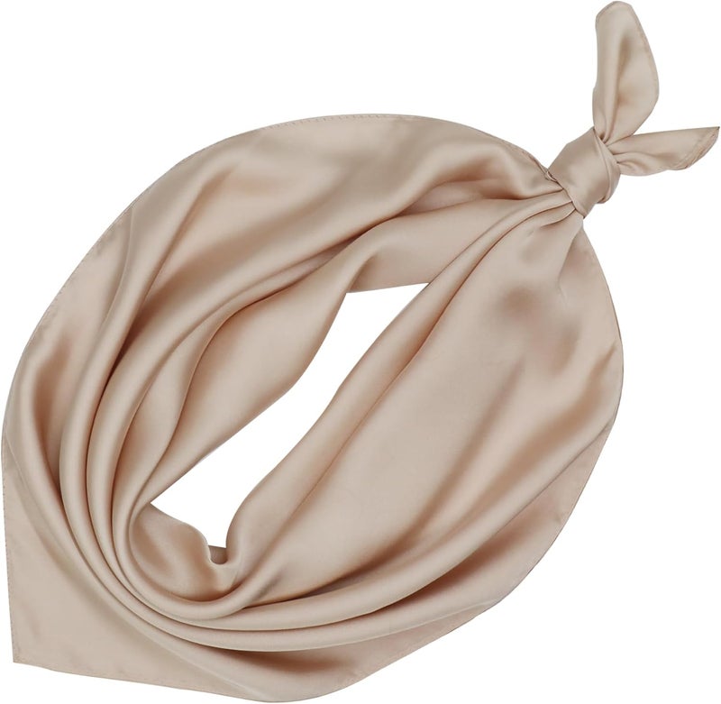 vimate Head Scarf for Women Hair 27'' Square Satin Silk Feeling Bnadana Neck Scarf Handbag Accessories Etc - Image 4